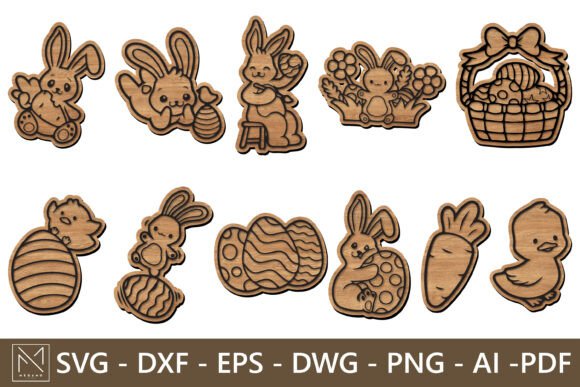 10 Easter Bunny Chick Laser Cut Design: Spring Amp Asset Review