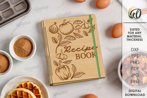 3D Recipe Book Cover Laser Cut Review