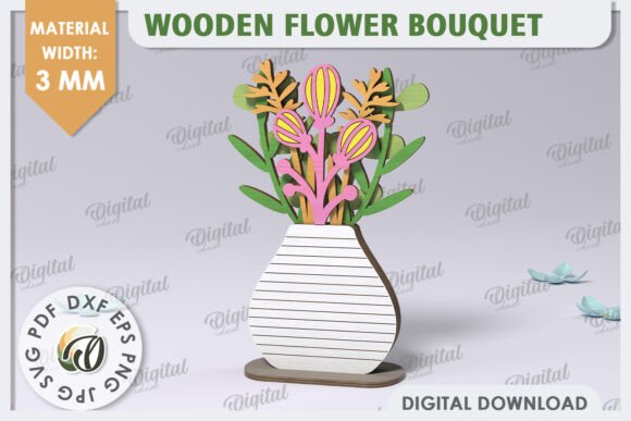 3D Wooden Flower Bouquet Laser Cut: Editorial Review