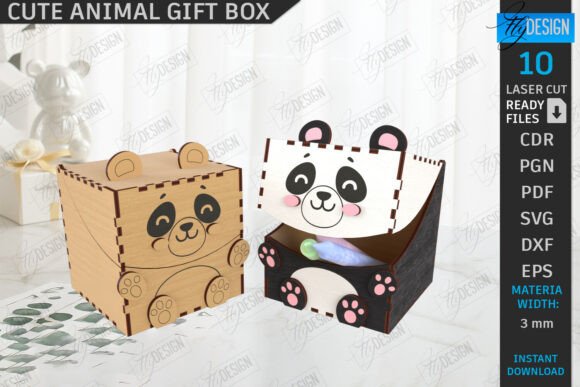 Kids Gift Box Laser Cut Cute Animals: A Designerβs Packaging Review