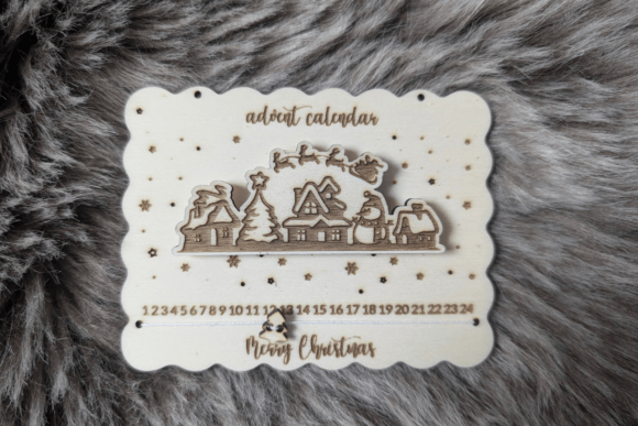 Laser Cut Layered Advent Calendar Countdown: A Designer’s Review