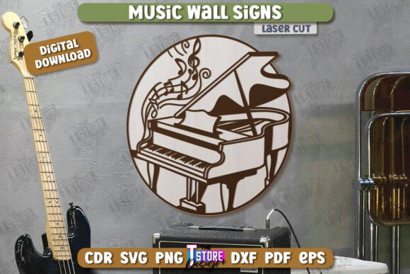 Music Wall Sign Laser Cut Round Sign: A Designer’s Take on Branding Potential