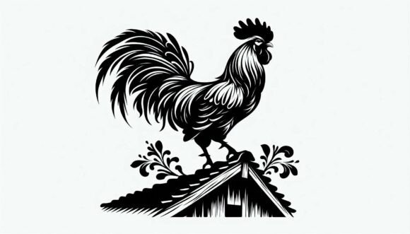Rooster on a Roof Graphics and Illustrations Review