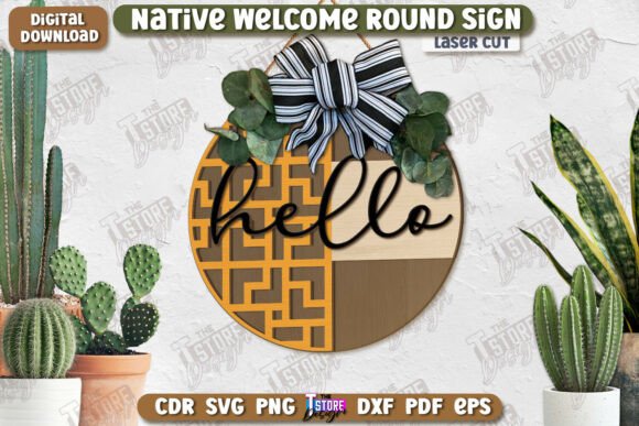 Welcome Wall Sign Laser Cut Round Sign: A Creator’s Review for Laser Cutting and Wall Decor